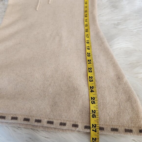 Vtg Y2K MOSSIMO Womens XS Lambs Wool Blend Knit Hooded Sweater NWT Deadstock - Picture 10 of 14